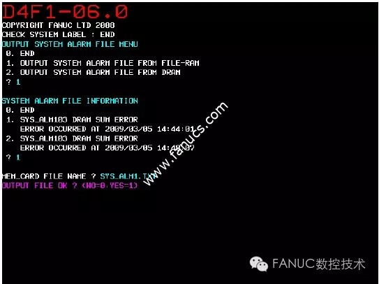 FANUC系统的所有报警