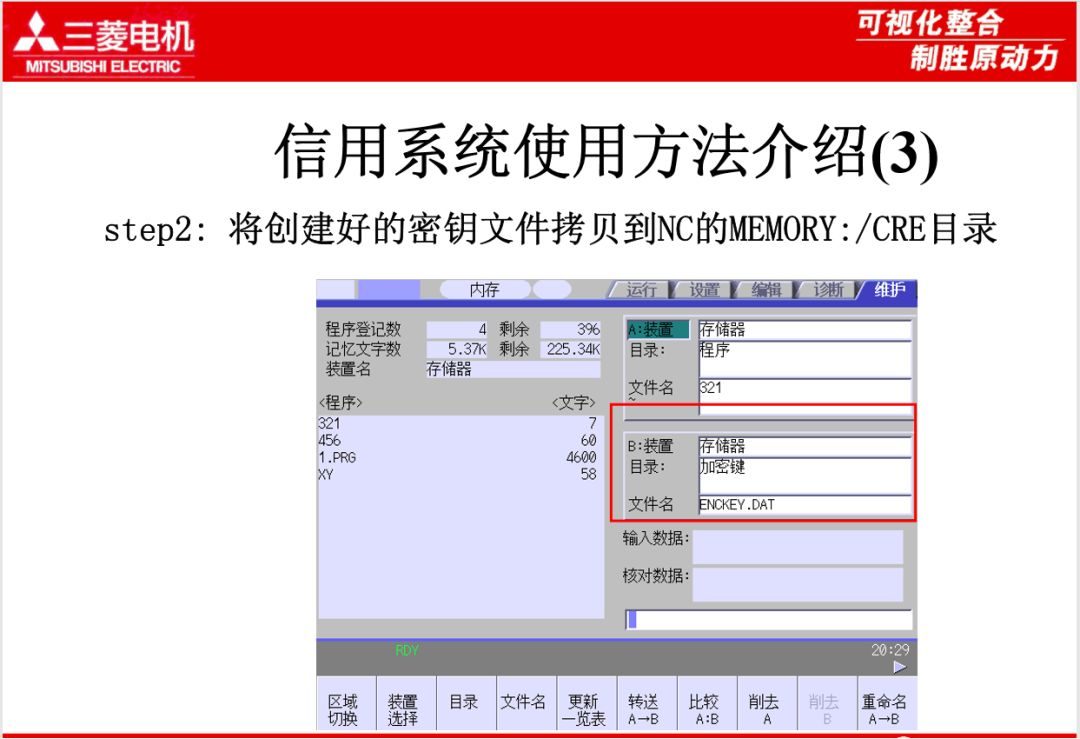 三菱M7 CNC信用系统简介