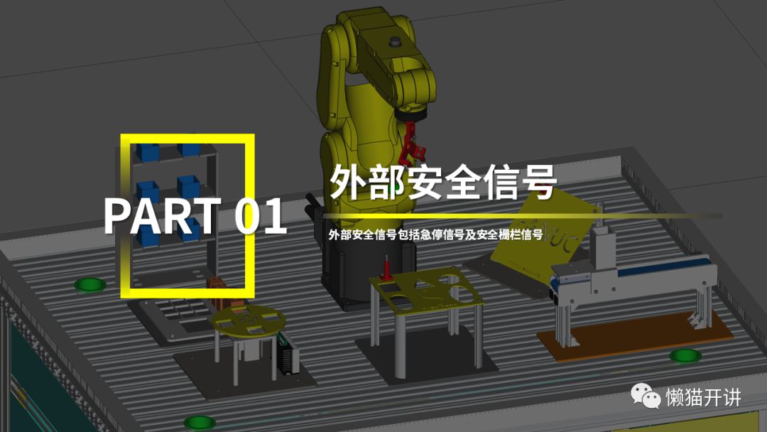 发那科工业机器人离线编程与应用：外部安全保护